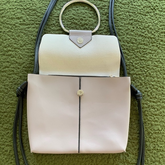 NEW Melie Bianco Dillen Vegan Leather Ring Crossbody - Picture 3 of 7